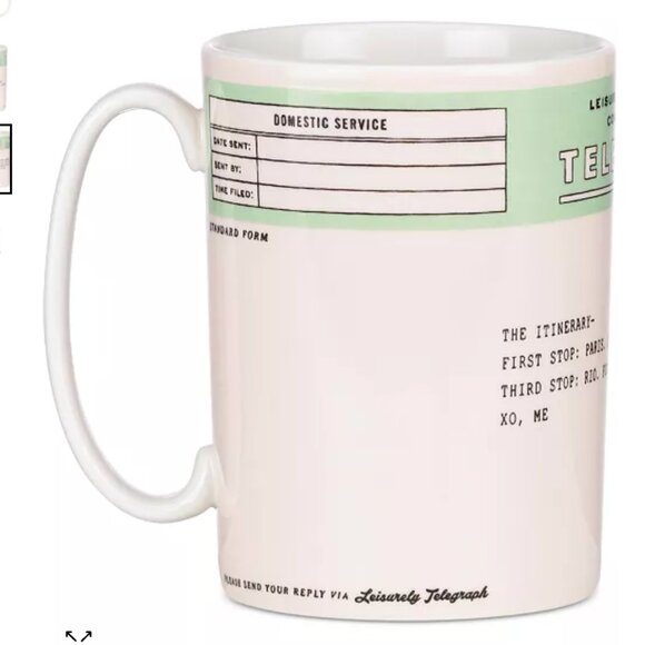 kate spade Snap Happy Telegram Mug nwt - Picture 1 of 10
